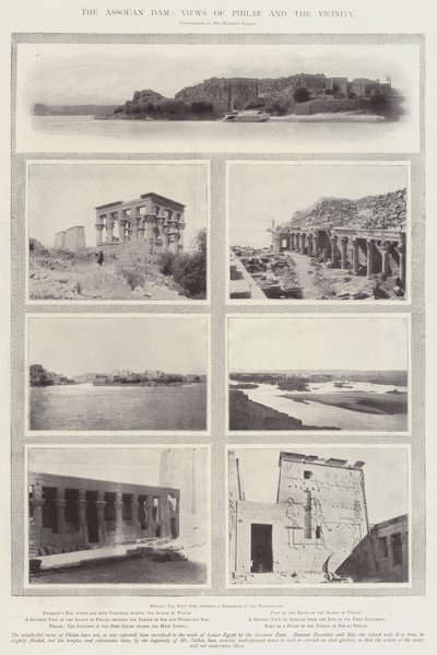 De Assouan-dam, uitzichten op Philae en de omgeving door English Photographer