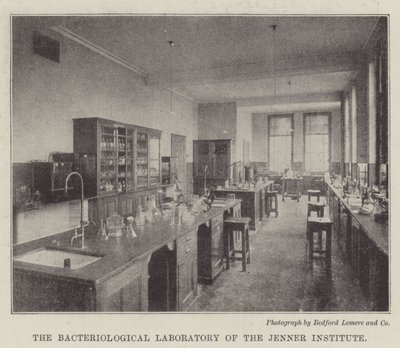 Het Bacteriologisch Laboratorium van het Jenner Instituut door English Photographer