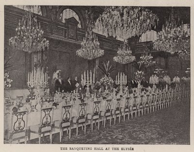 De banketzaal in het Elysee door English Photographer