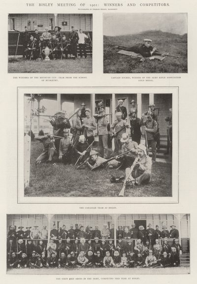 De Bisley Bijeenkomst van 1901, Winnaars en Deelnemers door English Photographer