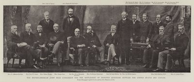 De Brits-Amerikaanse gezamenlijke hoge commissie voor de regeling van betwiste kwesties tussen de Verenigde Staten en Canada door English Photographer