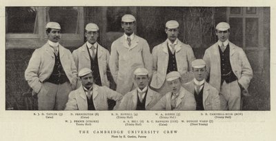 De Roeiploeg van de Universiteit van Cambridge door English Photographer