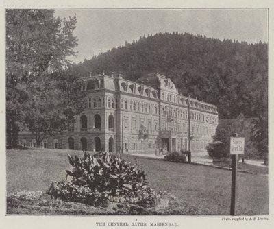 De Centrale Baden, Marienbad door English Photographer