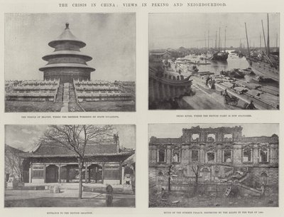 De crisis in China, beelden in Peking en omgeving door English Photographer