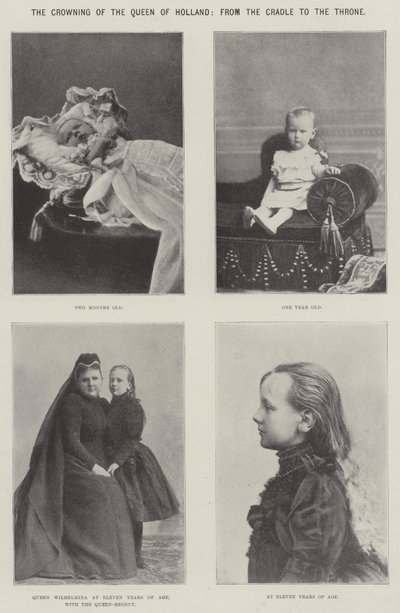 De Kroning van de Koningin van Nederland, van de Wieg tot de Troon door English Photographer