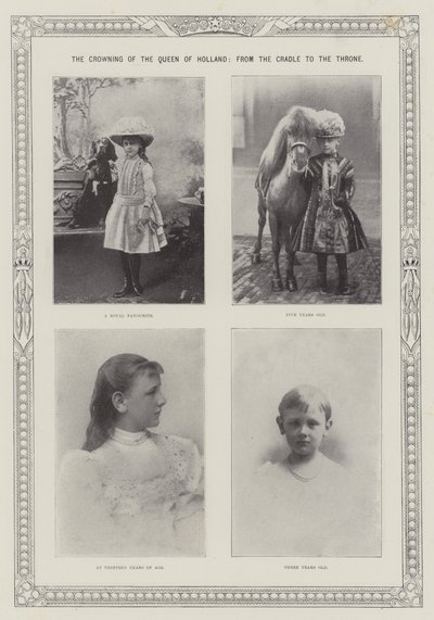 De Kroning van de Koningin van Nederland, van de Wieg tot de Troon door English Photographer