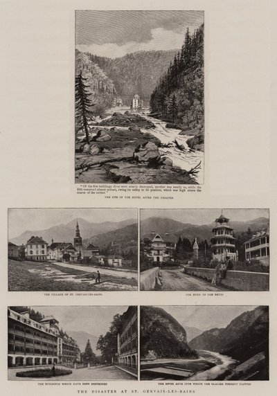 De ramp bij St Gervais-les-Bains door English Photographer