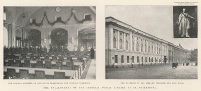 De uitbreiding van de keizerlijke openbare bibliotheek in Sint-Petersburg door English Photographer