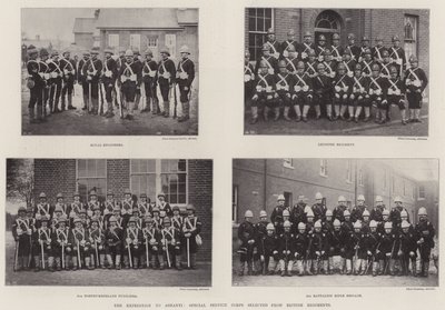 De expeditie naar Ashanti, Speciale Dienstkorps geselecteerd uit Britse regimenten door English Photographer