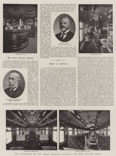 De uitbreiding van de Great Central Railway, het nieuwe rollend materieel door English Photographer