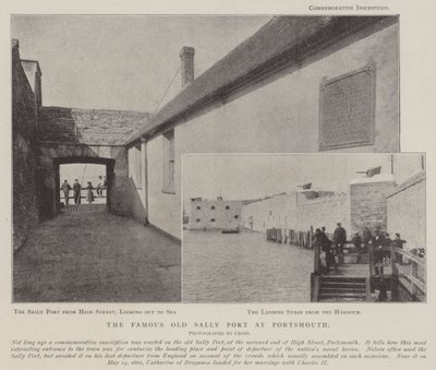 De beroemde oude Sally Port in Portsmouth door English Photographer
