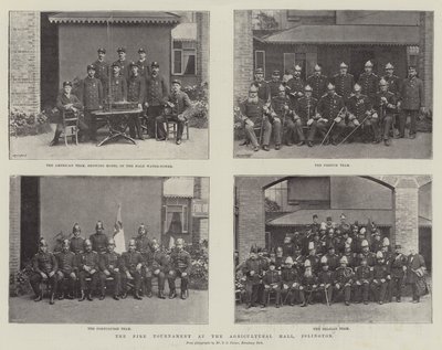 Het brandweertoernooi in de Agricultural Hall, Islington door English Photographer