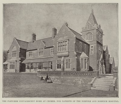 Het Fletcher Herstellingsoord in Cromer, voor patiënten van het Norfolk en Norwich Ziekenhuis door English Photographer