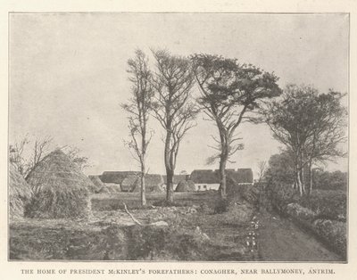 Het huis van de voorouders van president McKinley, Conagher, nabij Ballymoney, Antrim door English Photographer