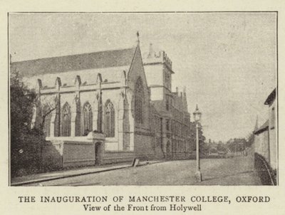 De Inhuldiging van Manchester College, Oxford door English Photographer