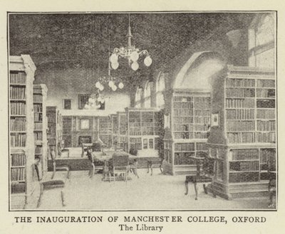 De Inhuldiging van Manchester College, Oxford door English Photographer