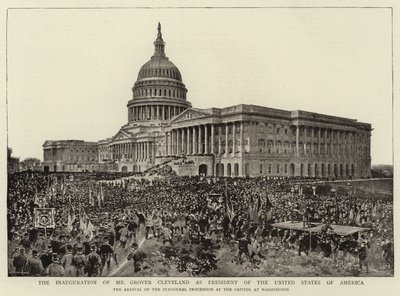 De Inhuldiging van de Heer Grover Cleveland als President van de Verenigde Staten van Amerika door English Photographer