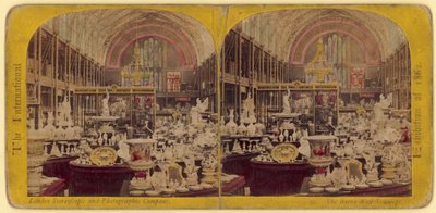 De Internationale Tentoonstelling van 1862: Het noordwest transept door English Photographer