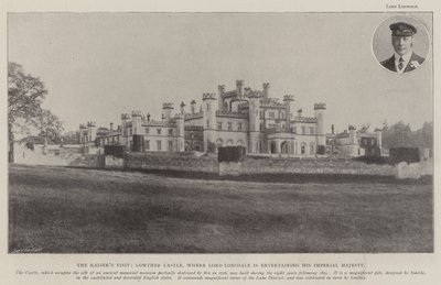 Het Bezoek van de Keizer, Lowther Castle, waar Lord Lonsdale Zijn Keizerlijke Majesteit vermaakt door English Photographer