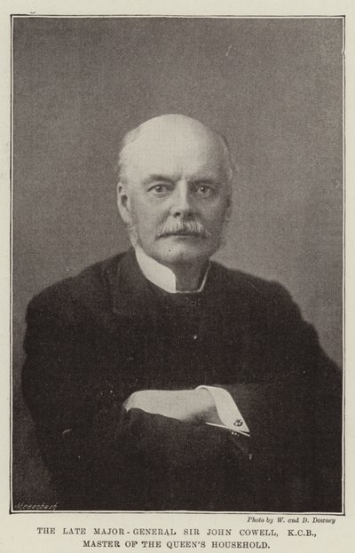 De wijlen generaal-majoor Sir John Cowell, KCB, meester van het koninklijk huishouden door English Photographer