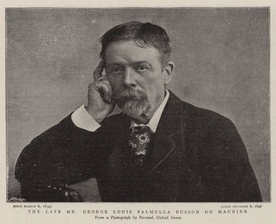 De overleden Mr George Louis Palmella Busson Du Maurier door English Photographer