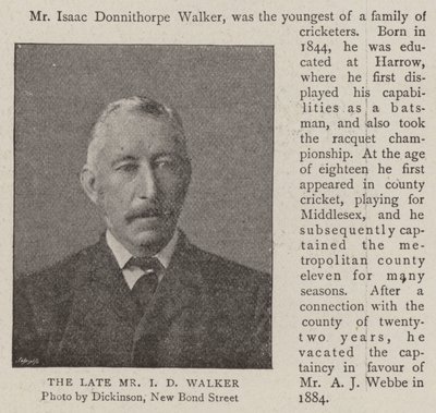 De overleden Mr I D Walker door English Photographer