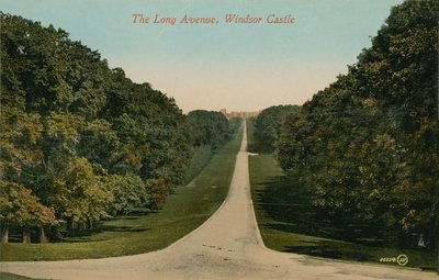 De Lange Laan, Windsor Castle in Engeland door English Photographer
