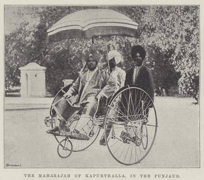 De Maharadja van Kapurthalla, in de Punjab door English Photographer