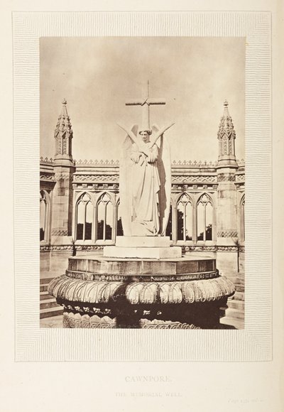 De Herdenkingsput, Cawnpore door English Photographer