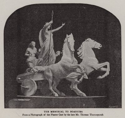 Het monument voor Boadicea door English Photographer