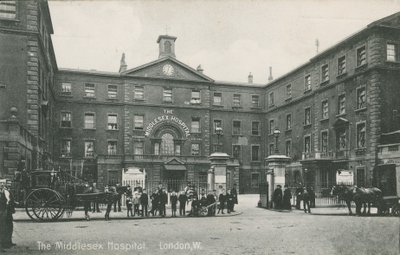 Het Middlesex Ziekenhuis, Londen, 1910 door English Photographer