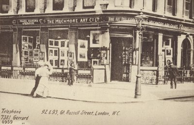 The Muchmore Art Co Ltd, 92 en 93, Great Russell Street, Londen, W C door English Photographer
