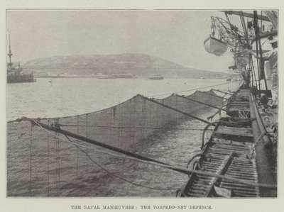 De marine-oefeningen, de torpedonetverdediging door English Photographer