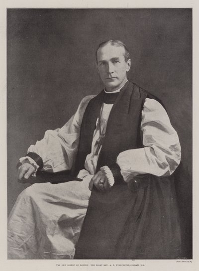 De nieuwe bisschop van Londen, de zeer eerwaarde A F Winnington-Ingram, DD door English Photographer