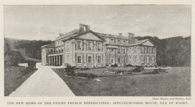 Het Nieuwe Huis van de Verbannen Franse Benedictijnen, Appuldurcombe House, Isle of Wight door English Photographer