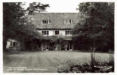 De oude pastorie, huis van Rupert Brooke, Grantchester, Cambridge door English Photographer