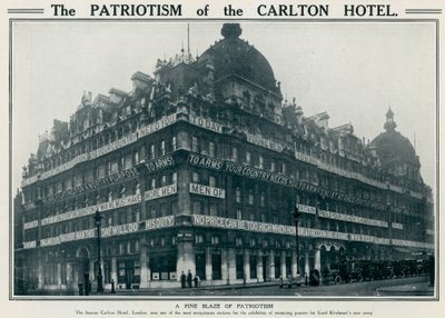 Het Patriottisme van het Carlton Hotel door English Photographer
