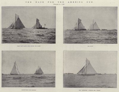 De race om de America Cup door English Photographer