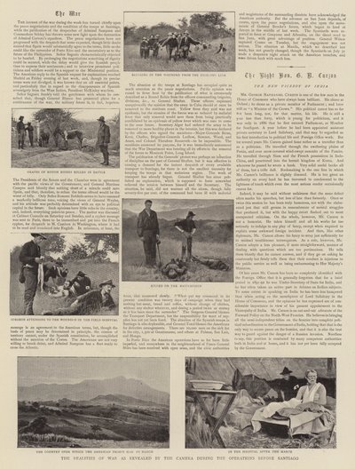De realiteiten van oorlog zoals onthuld door de camera tijdens de operaties voor Santiago door English Photographer
