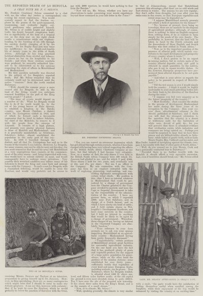 Het Gerapporteerde Overlijden van Lo Bengula door English Photographer