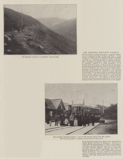 De Snaefell-bergspoorweg door English Photographer