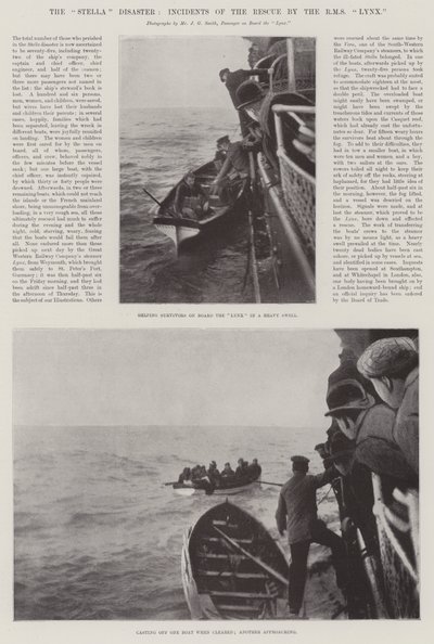 De Stella Ramp, Incidenten van de Redding door de RMS Lynx door English Photographer