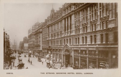 The Strand, Hotel Cecil, Londen door English Photographer