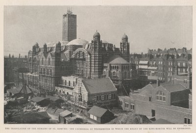 De Overbrenging van de Resten van St. Edmund, de Kathedraal in Westminster waar de Relieken van de Koning-Martelaar zullen worden Bijgezet door English Photographer