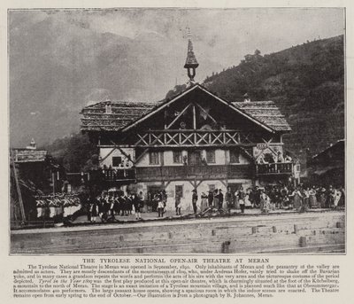 Het Tiroler Nationale Openluchttheater in Meran door English Photographer