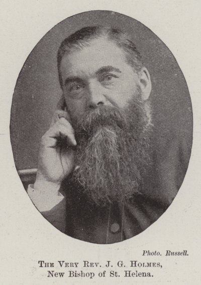 De Zeer Eerwaarde J G Holmes, Nieuwe Bisschop van St Helena door English Photographer