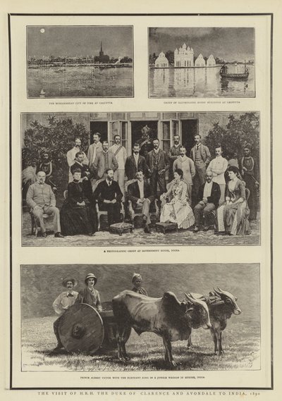 Het Bezoek van ZKH de Hertog van Clarence en Avondale aan India, 1890 door English Photographer