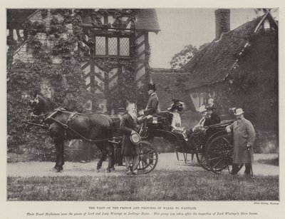 Het bezoek van de prins en prinses van Wales aan Wantage door English Photographer