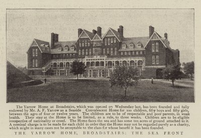 Het Yarrow Huis, Broadstairs, de Zeekant door English Photographer