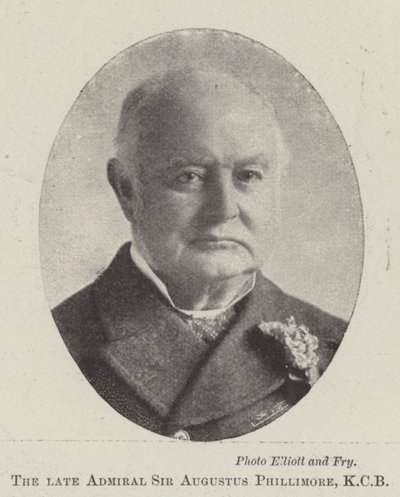 De wijlen admiraal Sir Augustus Phillimore, KCB door English Photographer